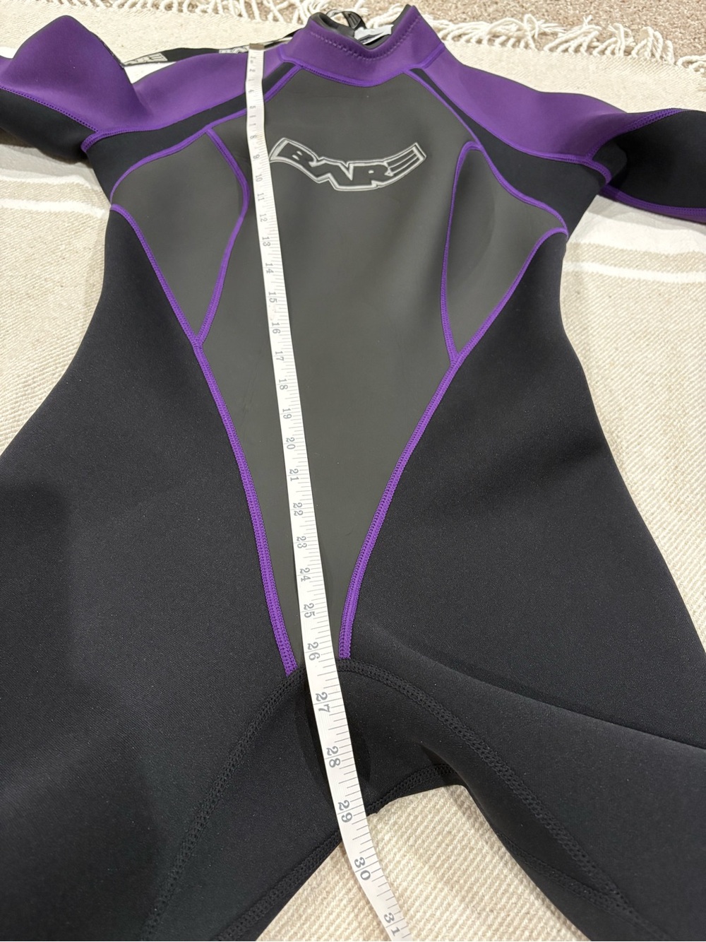 Vintage BARE Women’s 11-12 Purple & Black Aqualite Full Wetsuit - Picture 10 of 13
